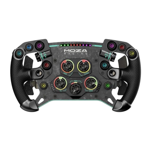 MOZA Racing GS V2P Steering Wheel Microfiber Leather (Faux Leather) - RS056