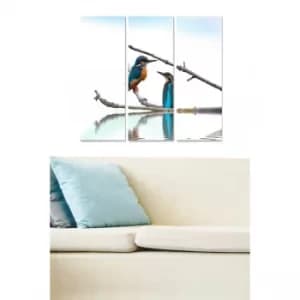 MDF2406268 Multicolor Decorative MDF Painting (3 Pieces)