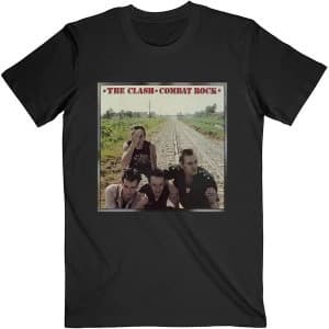 The Clash - Combat Rock Unisex Large T-Shirt - Black