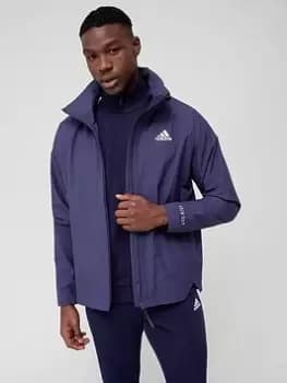 adidas Sportswear Traveer Rain.rdy Jacket (gender Neutral), Navy, Size 2XL, Men