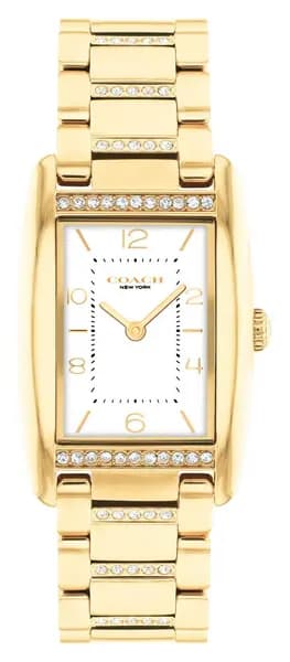 Coach 14504316 Womens Reese White Rectangular Dial / Watch