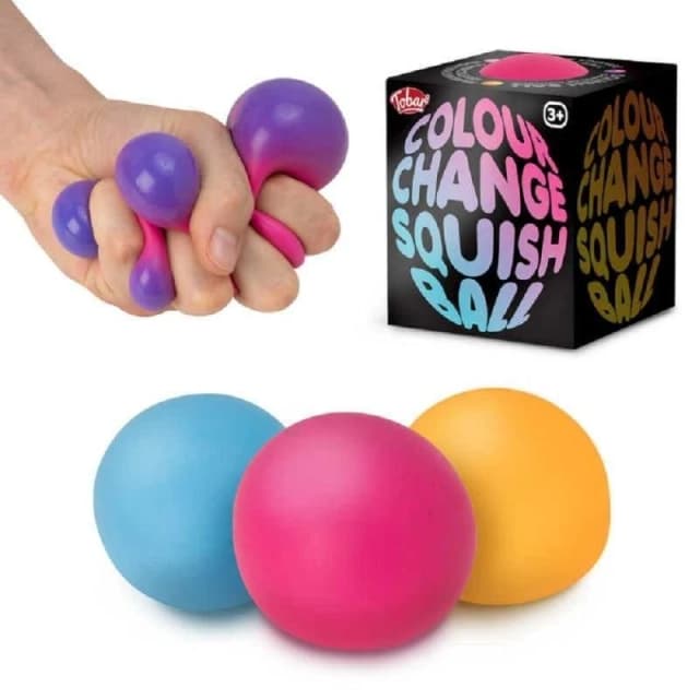 Toyrific Colour Change Squish Ball (One Supplied) Multi