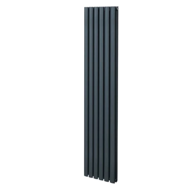 Monstershop Oval Column Radiator - 1800Mm X 360Mm - Anthracite Grey 213037