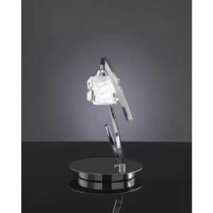 Table lamp Ice 1 Bulb G9 ECO, polished chrome