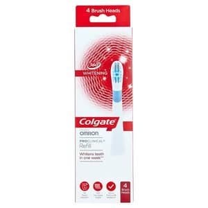 Colgate ProClinical 360 Whitening Electric Toothbrush Replacement Heads 4Pcs