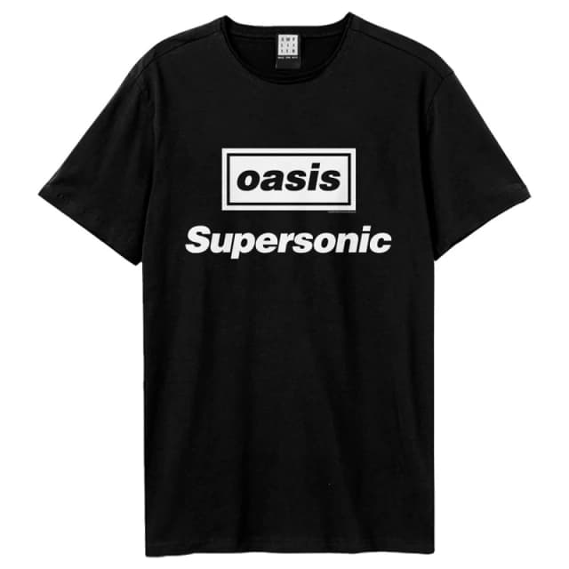 Amplified Amplified Men Supersonic Oasis Loose Fit T-Shirt in Black Size: X-Small Black XS Male 5063652599587