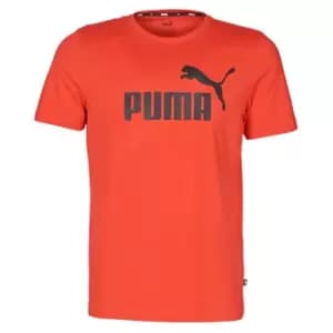 Puma ESSENTIAL TEE mens T shirt in Red - Sizes S
