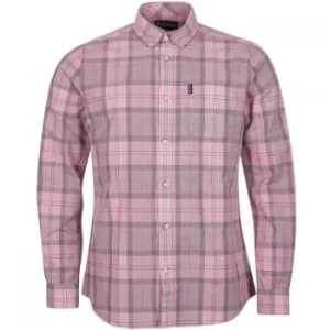 Barbour Mens Tartan 18 Tailored Shirt Pigment Blue Large