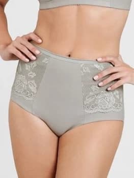 Miss Mary of Sweden Miss Mary Of Sweden Lovely Lace Panty, Grey, Size 12, Women