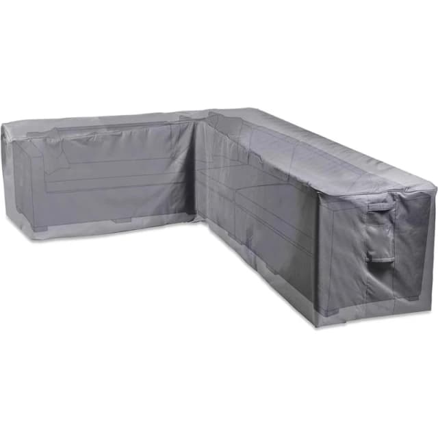 VonHaus Waterproof Premium Garden Large L-Shape Sofa Cover Grey