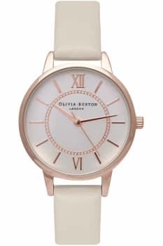 Ladies Olivia Burton Wonderland Nude & Rose Gold Watch OB16WD65