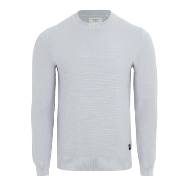 Firetrap Crew Neck Jumper Knitted Pullover Men Light Grey male S