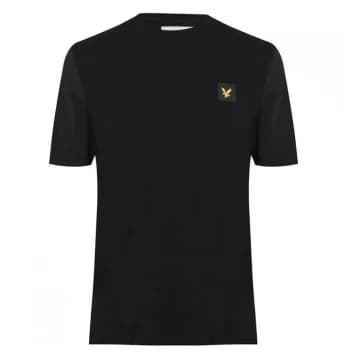 Lyle and Scott Casual Nylon T-Shirt - Jet Black Z865