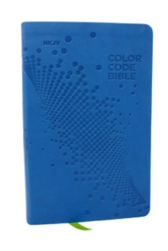 NKJV, Color Code Bible for Kids, Blue Leathersoft, Comfort Print Leather / fine binding