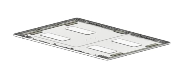 HP M35755-001 laptop spare part Display cover