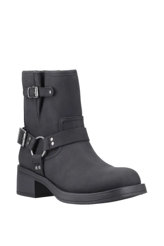 Rocket Dog Nino Black Biker Boots