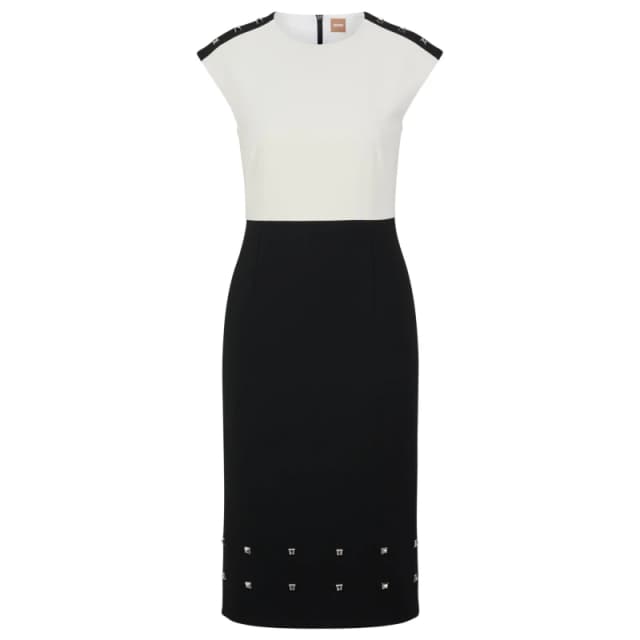 Boss Womens Devoka1 Wrap Dress Black female 4 (XXS)