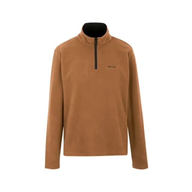 Regatta Regatta Men 'Thompson' Lightweight Half Zip Fleece in Brown Size: 2X-large Brown XXL Male 5063516155041