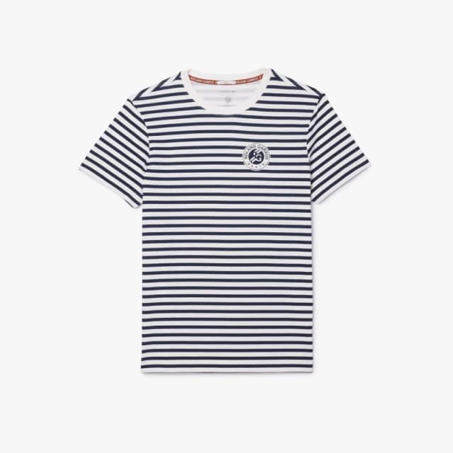 Lacoste Ultra Dry Sport Roland-Garros Edition T-Shirt White male 2XS