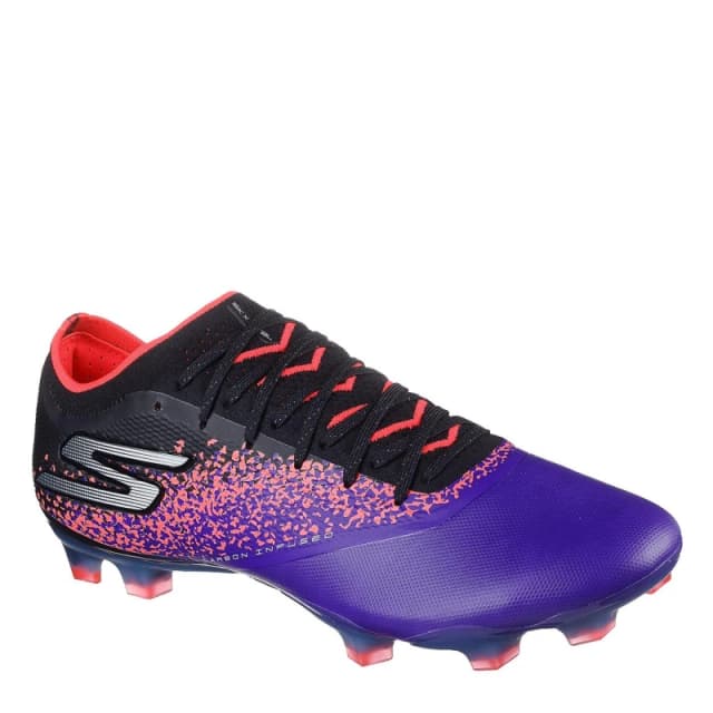 Skechers Razor Elite Adults Firm Ground Football Boots Purple/Black male 6 (39.5)