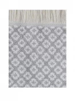 Murmur Grey Cotton 'Pippa' Towels - bath towel