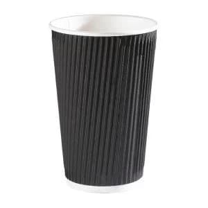 35cl Black Ripple Cup Pack of 500 HHRWPA12