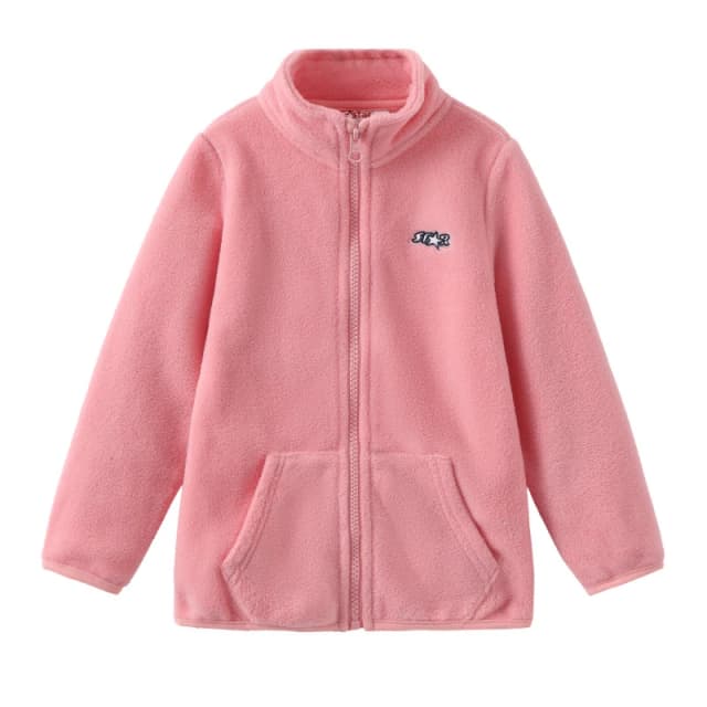 Star Fz Fleece Top Junior Full Zip Fleece Tops 7-8 (S) Pink 51483207175