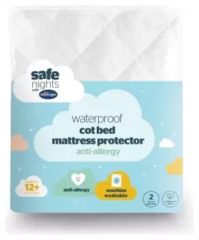 Silentnight Quilted Waterproof Mattress Protector - Toddler