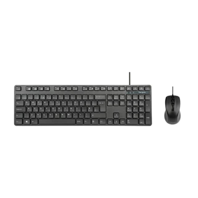 Targus Targus AKM622UK keyboard Mouse included Universal USB QWERTY UK English Black AKM622UK