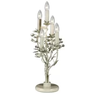 Linea Verdace Michelan 5 Light Table Lamp Beige Gray