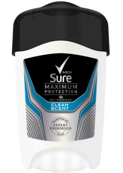 Sure Men Maximum Protection Active Deodorant Cream 45ml