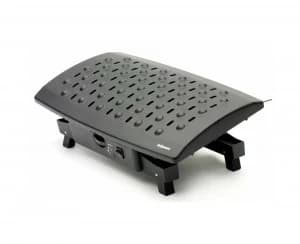 Fellowes Footrest with Climate Control Black