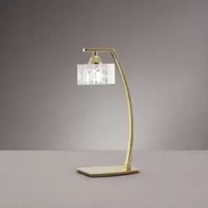 Table Lamp Zen 1 Bulb G9, polished brass