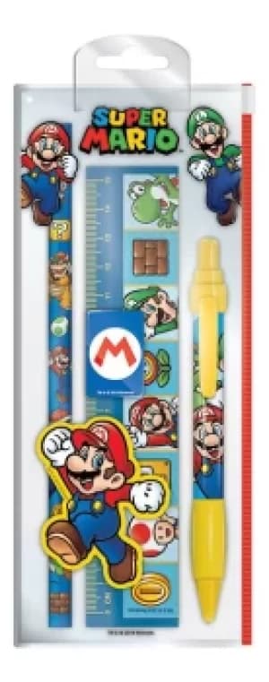 Super Mario Schreibset Writing Set multicolour