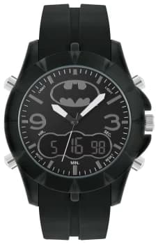 Warner Brothers Batman Black Strap Watch