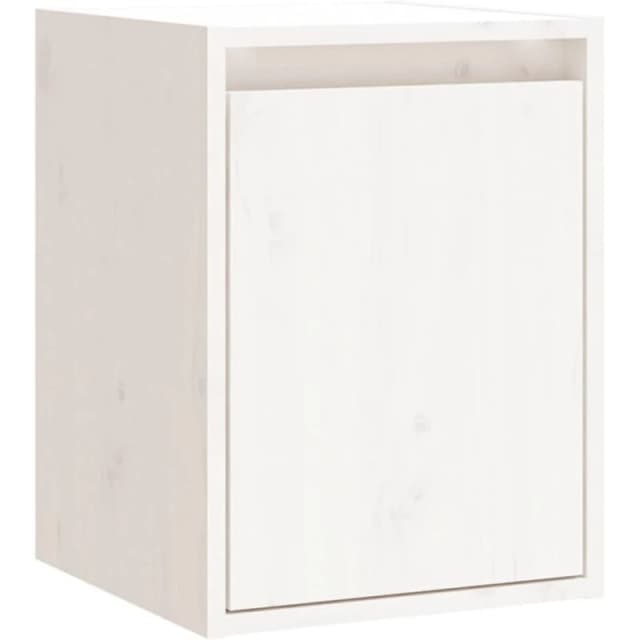 VIDAXL Wall Cabinet White 30x30x40cm Solid Wood Pine Vidaxl 8720286840696