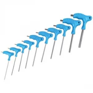 Metric T-handle Hex Key SET,10 Piece (2-10MM)