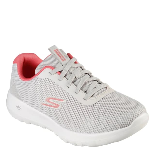 Skechers Athletic Mesh Bungee W Color Pop Li Slip On Trainers Womens Off White/Pink female 2 (35)