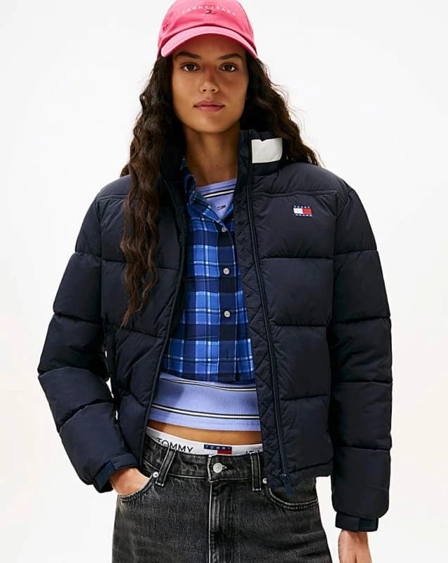 Tommy Jeans Tommy Jeans Puffer Flag Jacket Navy - Tommy Jeans - Size: 3XL Navy Female 3XL PV77909