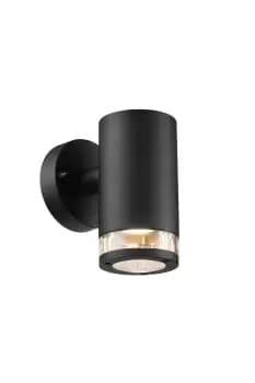 Birk Outdoor Modern Wall Lamp Black GU10 IP44