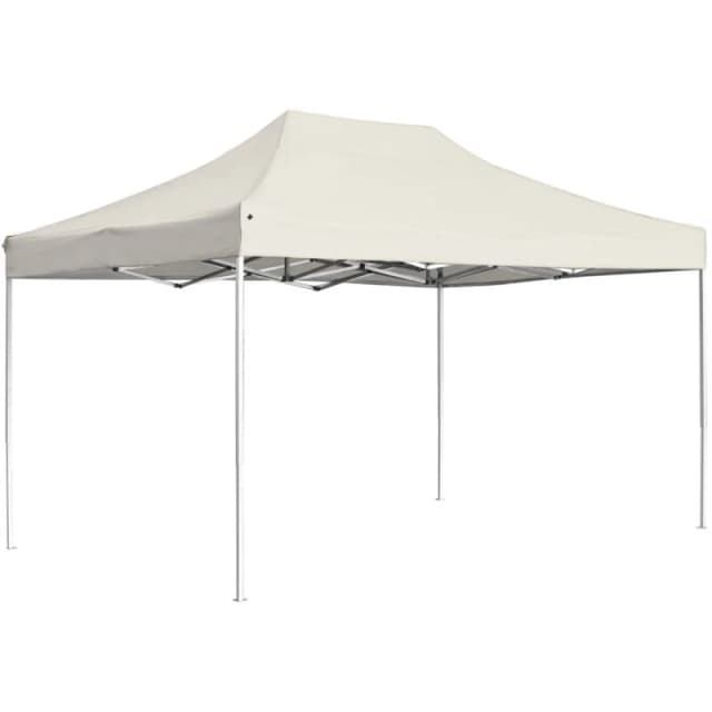 vidaXL Professional Folding Party Tent Aluminium 4.5x3 m Cream 45491