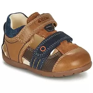 Geox KAYTAN boys's Childrens Sandals in Brown - Sizes 2 toddler,3 toddler,4 toddler,4.5 toddler,5.5 toddler,6 toddler,7 toddler,7.5 toddler