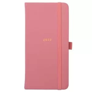 Busy B 2022 Slim Week to View Diary, Pink