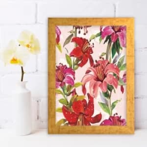 AC69850642 Multicolor Decorative Framed MDF Painting