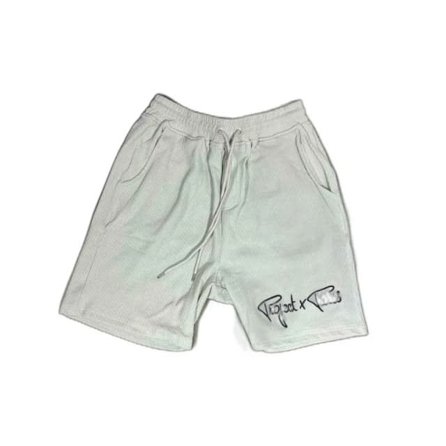 Project X Paris Short waffle logo embroidery Project X Paris Signature Vert Male XL