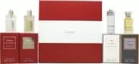 Cartier Gift Set 5ml LEnvol de Cartier Eau de Parfum + 5ml Eau De Cartier Eau de Toilette + 4ml Declaration Eau de Toilette + 4ml Declaration Eau de P
