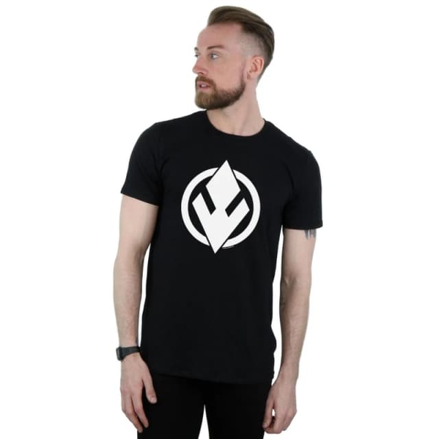 Disney Men Star Wars The Rise Of Skywalker Sith Logo T-Shirt in Black Size: Small Black S Male 5059400144697