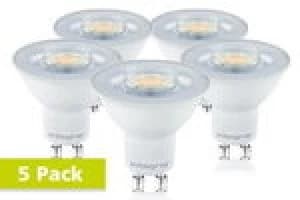 Integral GU10 Classic PAR16 4.7W 50W 2700K 380lm Non-Dimmable Lamp - 5 Pack