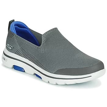 Skechers GO WALK 5 mens Slip-ons (Shoes) in Grey.5