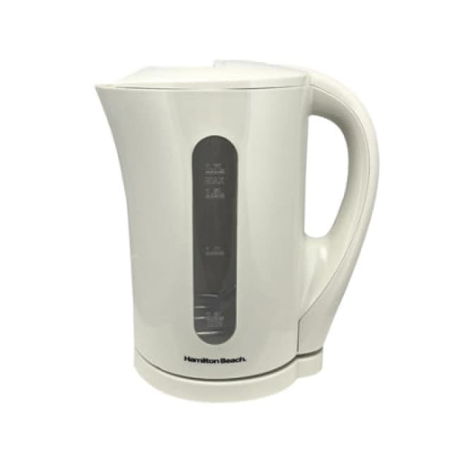Hamilton Beach Essential 1.7L Plastic Kettle Cream